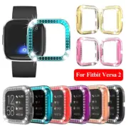 Diamond Cover for Fitbit Versa 2 Watch Case Bumper Women Bling Protector Frame