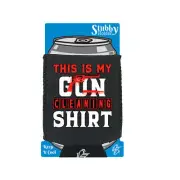 This Is My Gun Cleaning Shirt - Novelty Funny Cooler Holders Stubby Holder