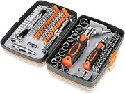 Precision Screwdriver Set, 68 in 1 Ratcheting Screwdriver Set with Security Torx T5 T6 T8 T10 Magnetic Repair Tool Kit, Small Precision Screwdriver Bit for Electronics Computer iPhone Bike