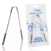 Tongue Cleaner by Stainless Steel Tongue Scraper/W Handle