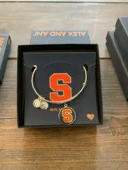 ALEX AND ANI Syracuse University Women's Charm Bangle Bracelet