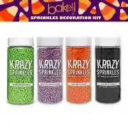 Halloween Krazy Sprinkles Pack A (4 PC) - Edible Cupcake Sprinkles