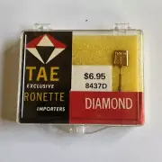 Vintage TAE Precision Stylus Diamond Phonograph Needle 8437D NOS