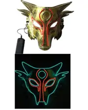 Wolf Led Costume Mask