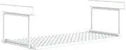 [Ynnhik] Retractable Shoe Shelf - Metal Shoe Storage Rack | Adjustable Under Cabinet Shelf, Hangable Shoe Basket for Laundry Room Kitchen Pantry Desk Bookshelf