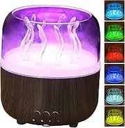 Indoor Jellyfish Humidifier,Essential Oil Diffuser with 7 Color Led Lights,Air Humidifier,Timer and Auto Switch Cool Mist Humidifier with 3 Timers,for Nursery Home Bedroom and Office(with Remote)