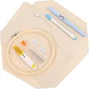 SEWOART 1 Set Portable Punch Needle Tool Kit Convenient Needle Threader for DIY Embroidery Crafts Lightweight and Durable for Household Use for Creative Textile Projects