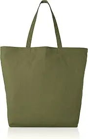 United Athletic Regular Canvas Tote Bag, green, L