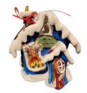 Heather Goldminc Blue Sky Clayworks Jingle Bell Toy Repair Shop Tea Light Candle