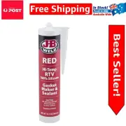 Versatile 292g High-Temperature Gasket Maker - Waterproof Red Silicone Sealant