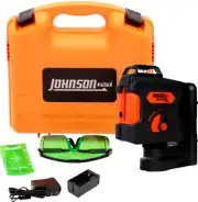 Johnson 360Self-Leveling Laser with Plumb Line 40-6676 GreenBrite Technology