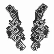 2Pcs Auto Rear Left Right Tail Lamp Circuit Board for Peugeot 307 Hatchback 2008-2013 Black