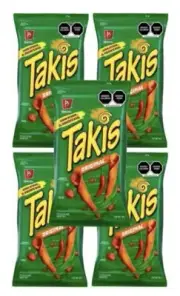 Barcel Takis Verde Original 70g Box 5 bags papas snack authentic from Mexico