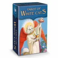 在飛比找Yahoo!奇摩拍賣優惠-心歌懷舊 White Cats Tarot白貓塔羅牌英文塔牌