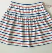 Vineyard Vines Girls Striped Knit Pull On Skirt Large (14) Pima Cotton Stretch