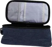 SECFOU Travel Cosmetic Bag Portable Makeup Organizer for Women Multi Compartment Toiletries Storage Pouch with Zipper Closure for Travel Daily Use