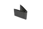 Geoffrey Beene Leather Bi-fold Men's Wallet w/ ID Windows Removable Case Black