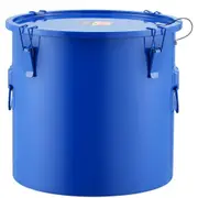 VEVOR Fryer Grease Bucket, 37.8L/10Gal Oil Disposal Caddy Carbon Steel Fryer Oil Bucket with Rust-Proof Coating, Oil Transport Container with Lid, Loc