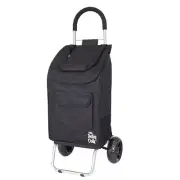 dbest products Trolley Dolly Black Foldable Shopping cart for Groceries with ...