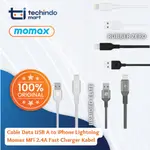 數據線 USB A 轉 IPHONE LIGHTNING MOMAX MFI 2.4A 快速充電器數據線