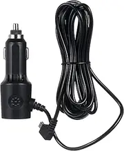 Elinz Car Charger for Dash Camera Video DVR Recorder Power Cord Micro USB 3.5m 12V 24V, DC 5V 2A, Wide Compatibility Micro USB Ports