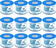 [isinlive] 12 Pack Type VI Hot Tub Filter and SPA Filter Replacement for Lay-Z Spa Filter, Intex, Coleman SaluSpa Hot Tub Filter 90352E, 58323E, 58324, Swimming Pool Pump Filter Cartridge