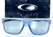 Oakley HOLBROOK Matte Stonewash Opaline POLARIZED Galaxy Chrome Sunglass 9102