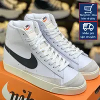 在飛比找蝦皮購物優惠-Nike Blazer Mid 77 低幫復古黑色白色中性全