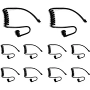 10pcs Radios Headset Earpieces Coil Tube for Baofeng 5R Motorola Kenwood Retevis