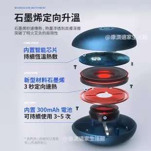 【現貨】日本谷心（GX.Diffuser）電子艾灸儀隨身便攜式家用無煙電子艾灸盒儀器 養生蒸熏儀附贈艾貼 4.8