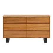 Baxter 6 Drawer Dresser - Blackwood