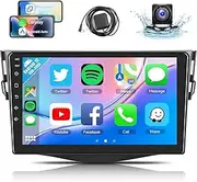 Naifay Car Radio for Toyota RAV4 2006 2007 2008 2009 2010 2011 2012 Wireless Carplay & Android Auto, 2+32G 9inch IPS Touch Screen Car Stereo for RAV4 with Bluetooth/GPS/WiFi/SWC/Split Screen/Camera