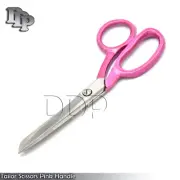 7" Tailor Scissors Heavy Duty Carpet & Upholstery Shears Pink Color Handle