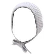 1690W cuffia bimbo PAULA wool light blue hat kid