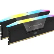Corsair Vengeance RGB 96GB (2x48GB) DDR5 UDIMM 5600MHz C40 1.25V Desktop Gaming Memory Black