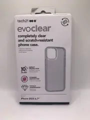 iPhone 2020 6.7 (iPhone 12 Pro Max) Tech21 Evo Clear Non-Slip Impact Case -Clear