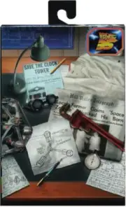Neca Back to the Future Ultimate Doc Brown Damaged Box