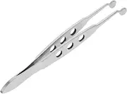 SHERCHPRY Gland Massage Tweezers Round Tip Eyelid Forceps for Eye Stye Removal Precision Design for Unclogging Glands Durable and Easy to Clean Alleviate Eye Fatigue