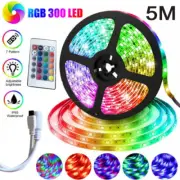 16ft LED Strip Lights Remote Control Bedroom Waterproof for Indoor Outdoor Use