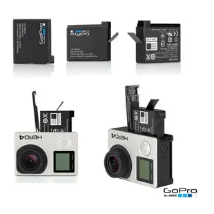 【eYe攝影】原廠電池 GOPRO HERO4 Hero 4 銀版 黑版 AHDBT-401 可充電式鋰電池