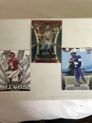 3 Card Lot Raiders Select Derek Carr /199 Leaf Ruggs Td Kings Leaf Bowden Jr