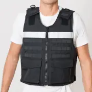 Security Stab Proof Vest NIJ I Protection (36J) Anti Stab Knifeproof MOLLE Web