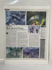 Sly 2: Band Of Thieves Video Game Review Print Ad Wall Art