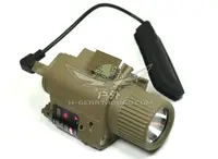 在飛比找樂天市場購物網優惠-QD M6 鐳射電筒 LED強光戰術電筒+紅laser/照明