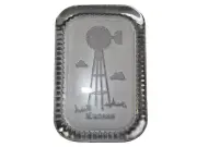 Etched Glass With Countryside Scene Windmill Clouds By Glass Impressions Kansas