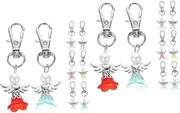 Gadpiparty Pcs Keychain Charms Angel Keychains for DIY Craft Wedding Decor for Christmas