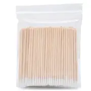 Micro Brushes Cleaning Stick Disposable Cotton Swabs Wood Cotton Buds Swabs