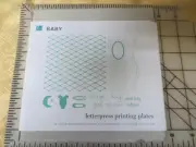 New NIB Lifestyle Crafts Letterpress "BABY" printing plates others are available