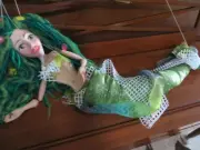 Original Handmade Czech Mermaid Marionette/Puppet