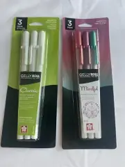 Sakura Gelly Roll Pens Moods Collection MINDFUL 3pk & CLASSIC WHITE 3pk